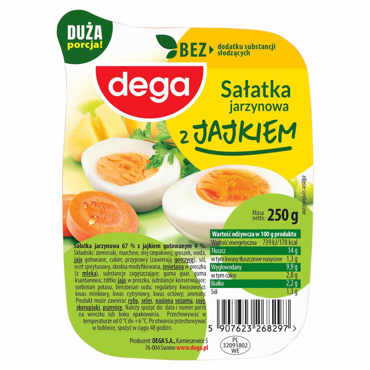 Zdjęcia - Sałatka jarzynowa z jajkiem Dega