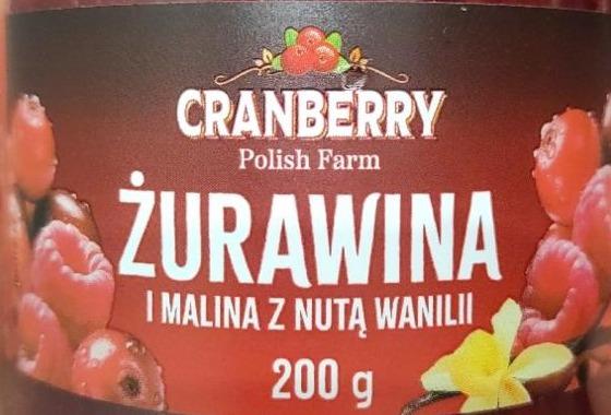 Zdjęcia - Żurawina i malina z nutą wanilii Cranberry Polish Farm