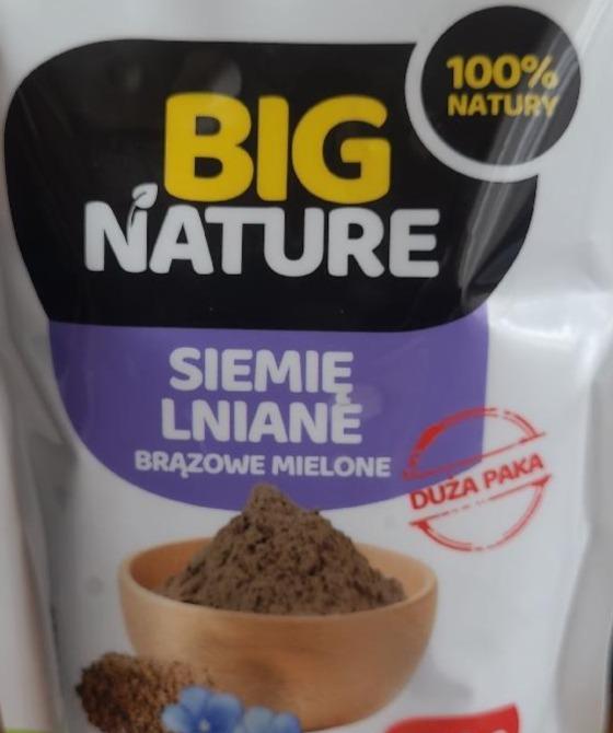 Zdjęcia - Siemię lniane brązowe mielone Big Nature
