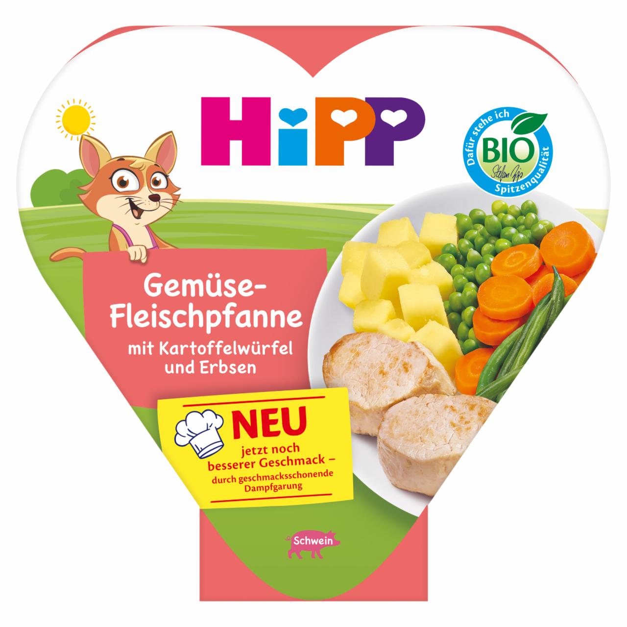 Zdjęcia - HiPP BIO Jarzynki z ziemniakami i delikatnym schabem po 1. roku 250 g
