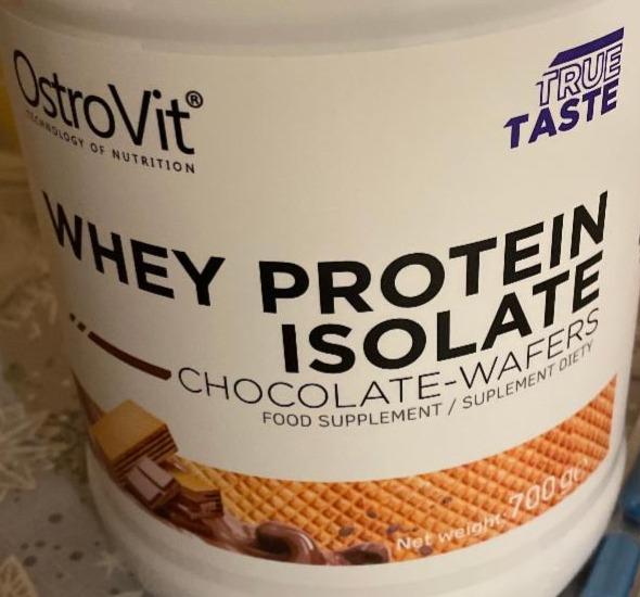 Zdjęcia - Ostrovit whey protein isolate chocolate-wafers