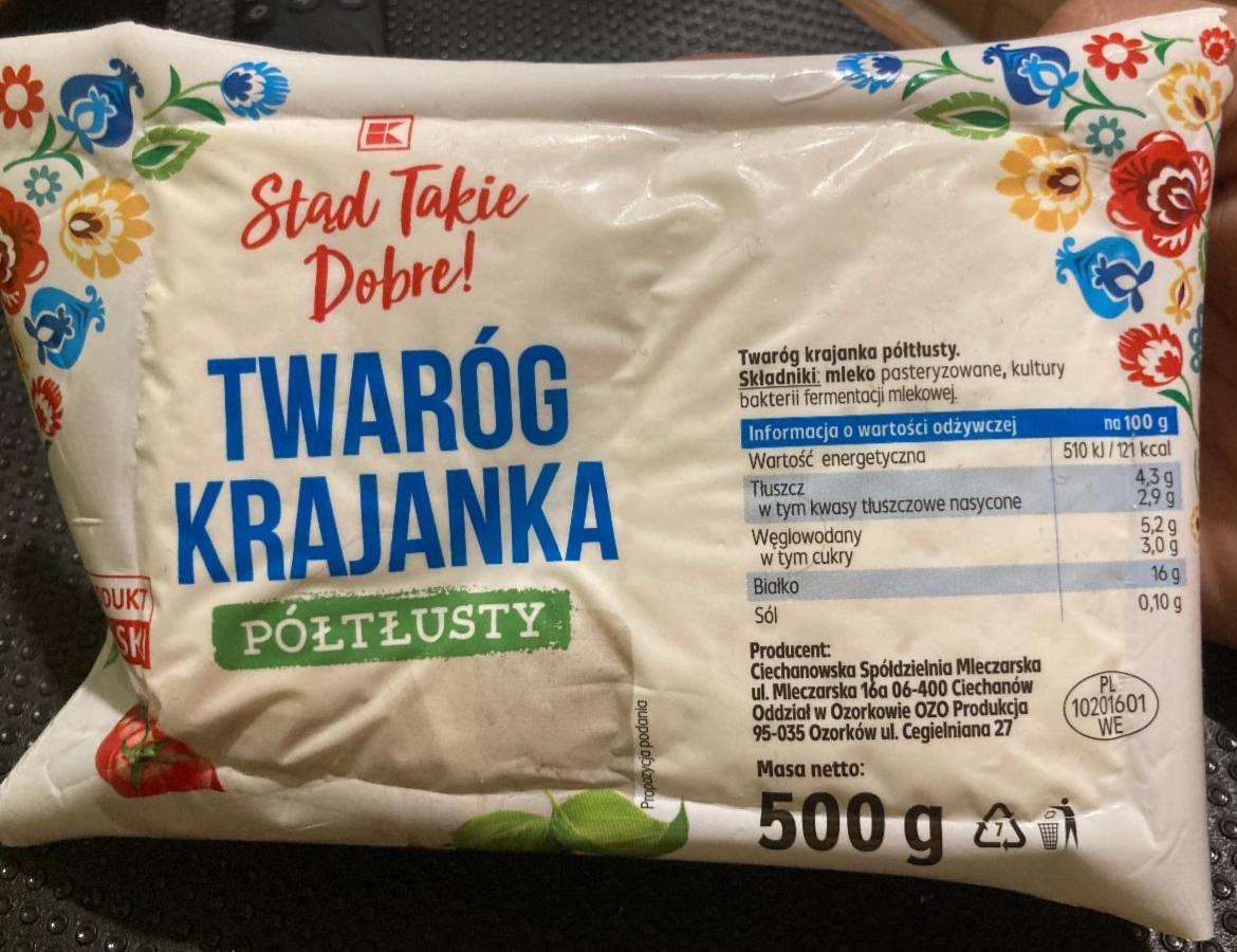 Zdjęcia - Twaróg krajanka półtłusty K-Stąd Takie Dobre