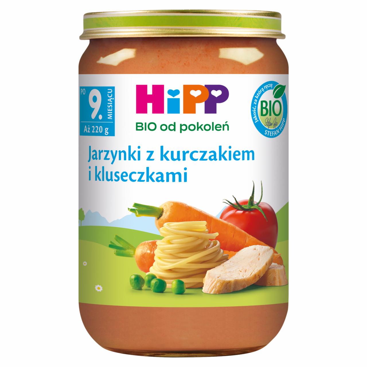 Zdjęcia - HiPP BIO Jarzynki z kurczakiem i kluseczkami po 9. miesiącu 220 g