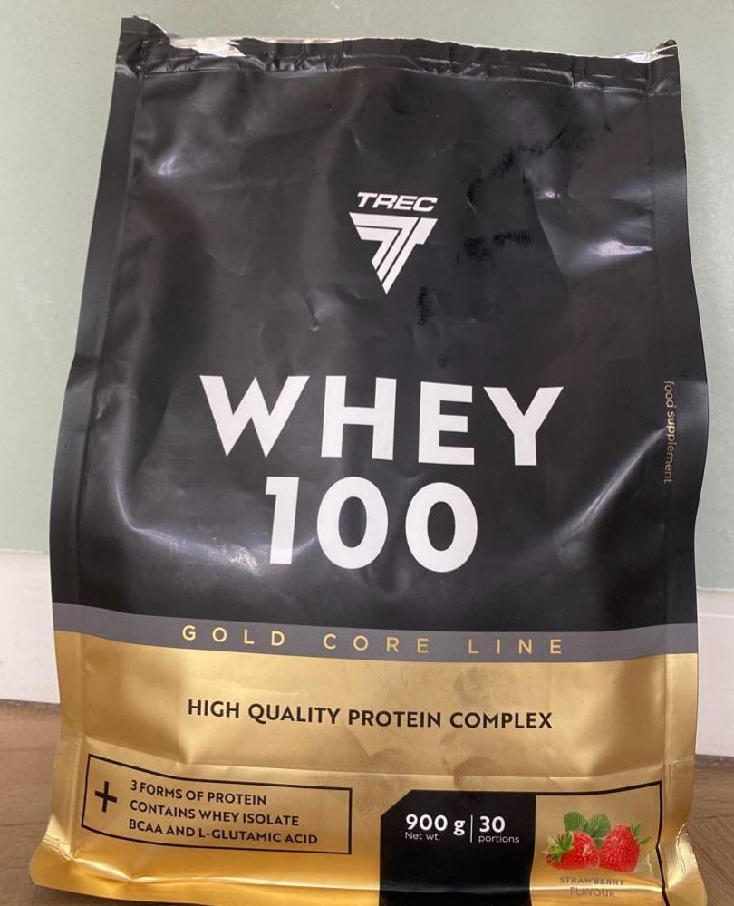 Zdjęcia - Whey 100 strawberry Trec