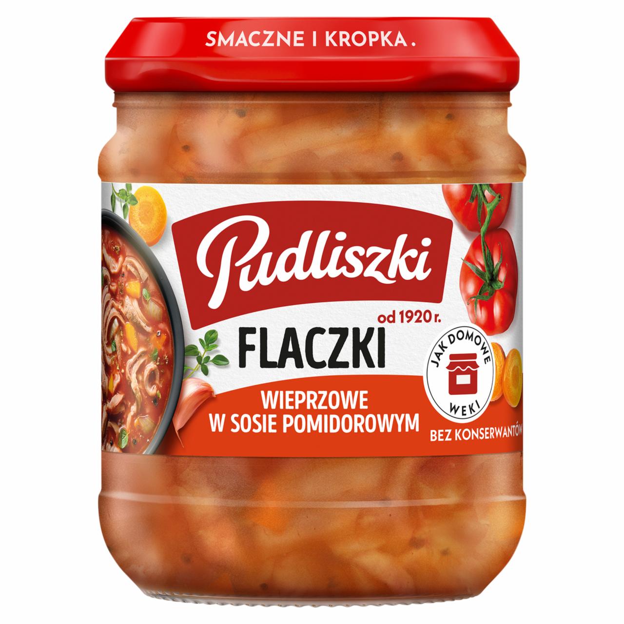 Zdjęcia - Pudliszki Flaczki wieprzowe w sosie pomidorowym 450 g