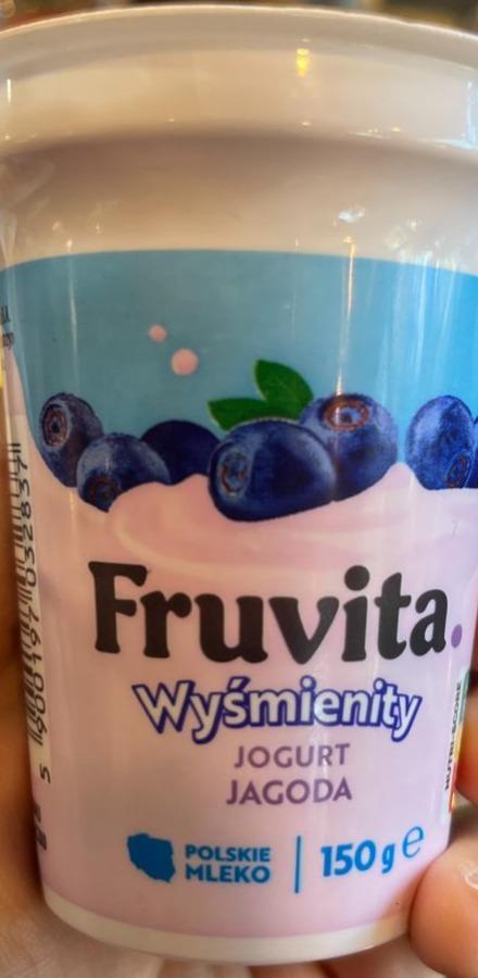 Zdjęcia - Wyśmienity jogurt jagoda FruVita