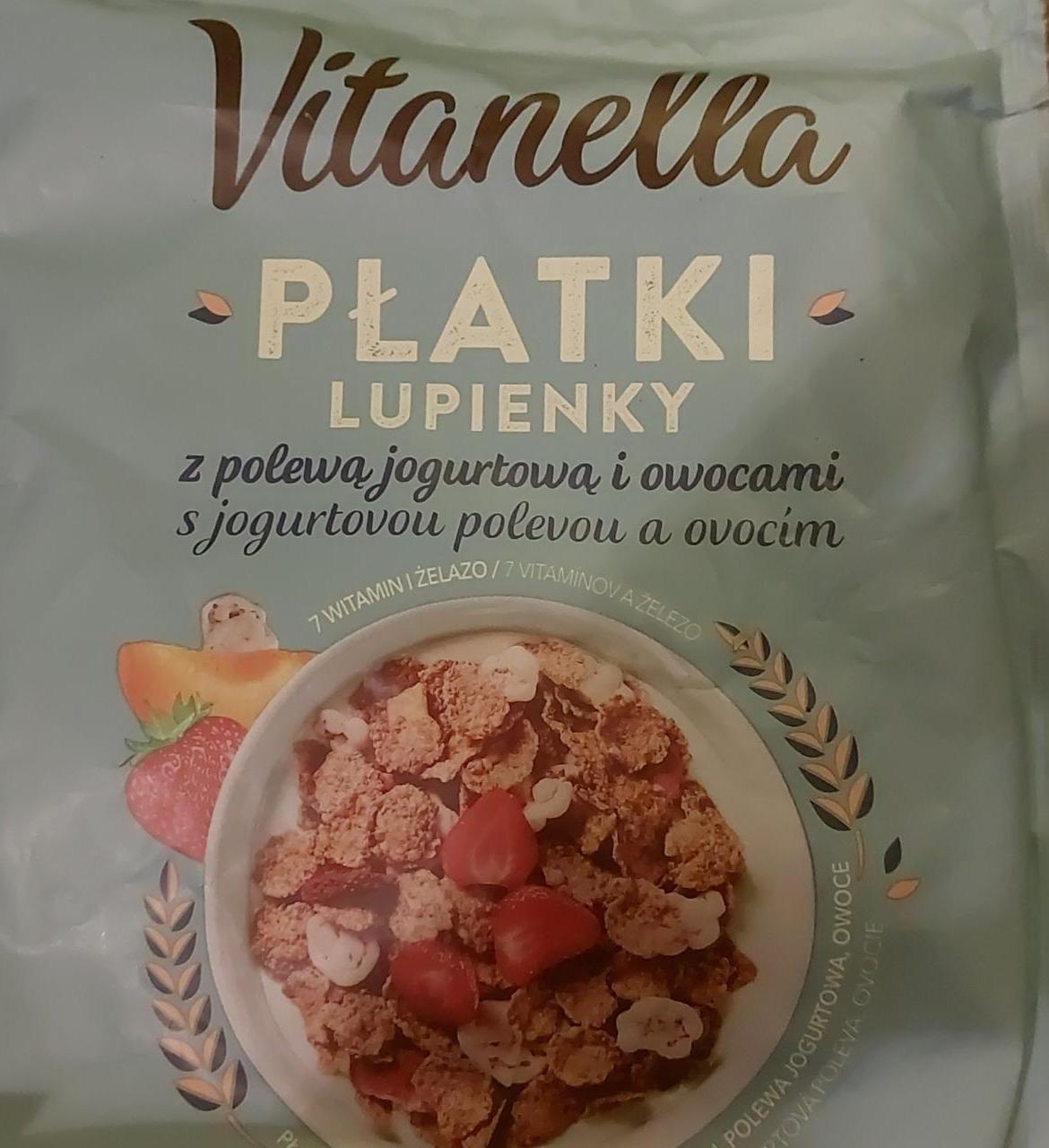 Zdjęcia - Płatki lupirnky z polewą jogurtową i owocami Vitanella