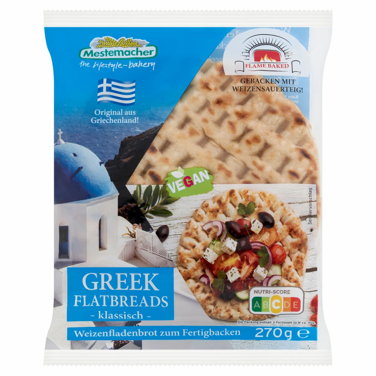 Zdjęcia - Mestemacher Chlebek pszenny w stylu greckim 270 g