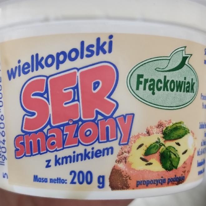 Zdjęcia - Ser smażony z kminkiem wielkopolski Frąckowiak