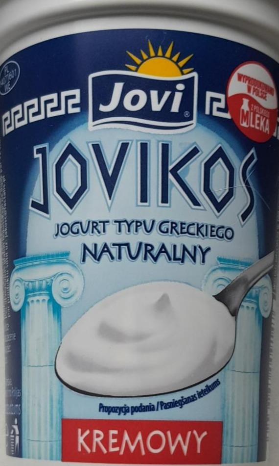 Zdjęcia - Jovi Jovikos Jogurt typu greckiego naturalny kremowy 360 g