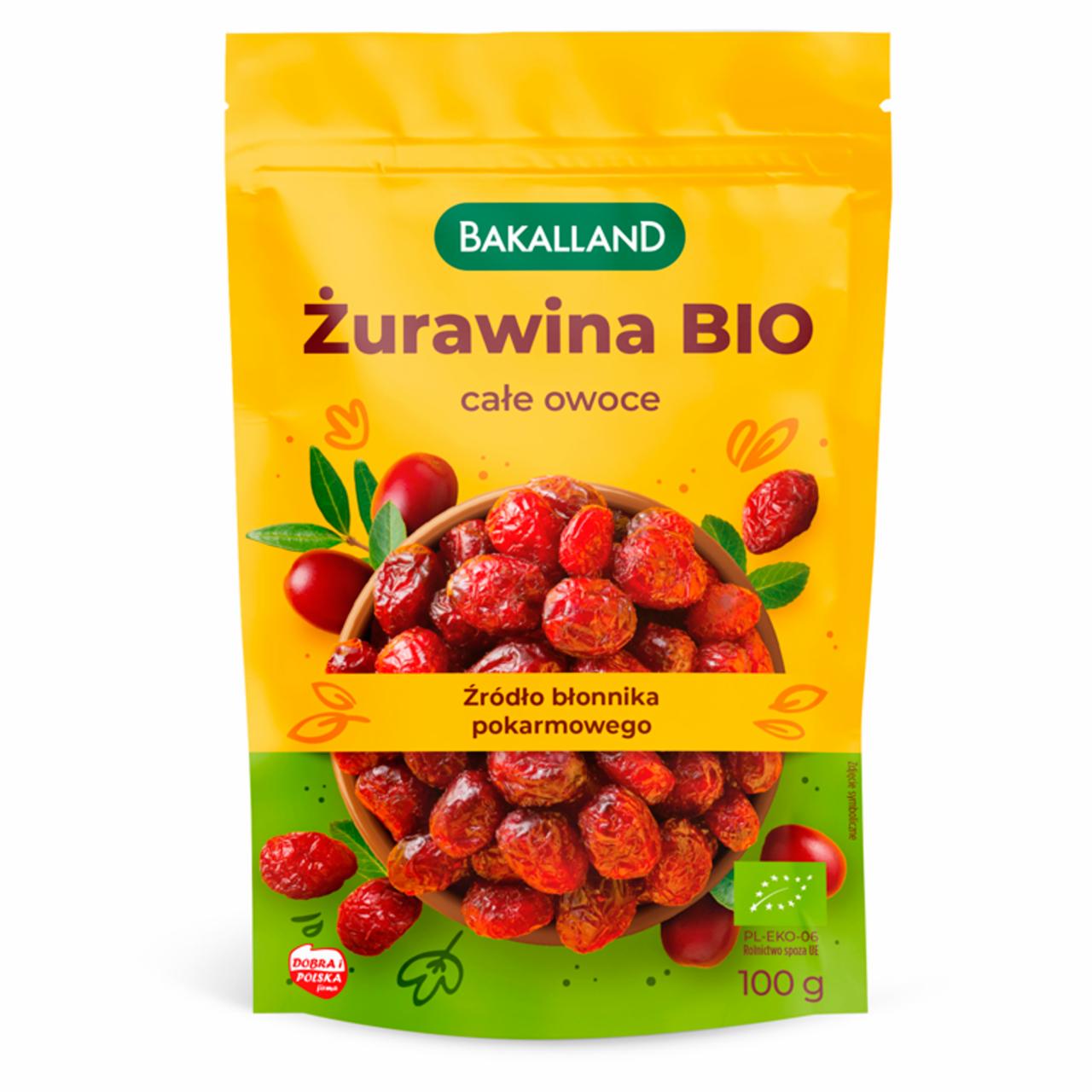 Zdjęcia - Bakalland Żurawina bio 100 g