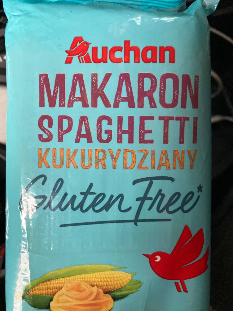 Zdjęcia - Makaron spaghetti kukurydziany gluten free Auchan