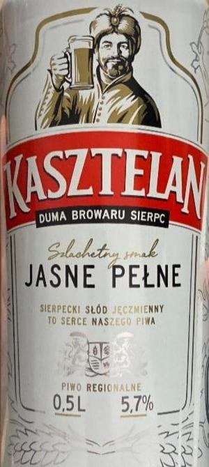 Zdjęcia - Kasztelan Piwo jasne pełne 500 ml