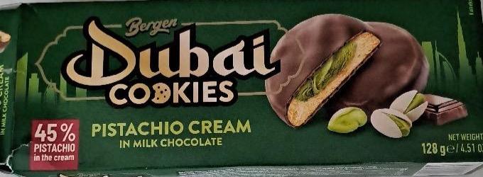 Zdjęcia - Dubai style cookies pistachio cream in milk chocolate Berger