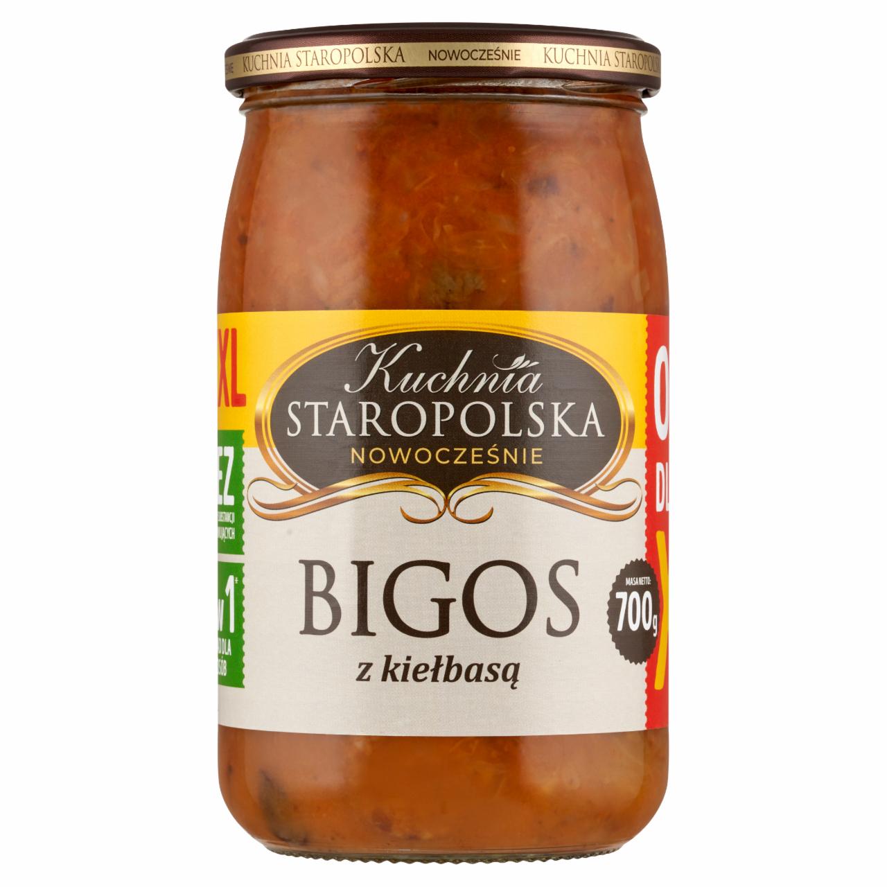 Zdjęcia - Kuchnia Staropolska Bigos z kiełbasą 700 g