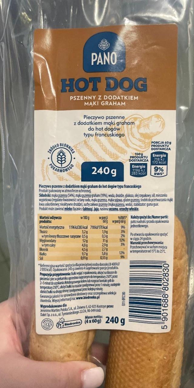 Zdjęcia - Dakri Hot-dog pszenny typu francuskiego 120 g (2 x 60 g)