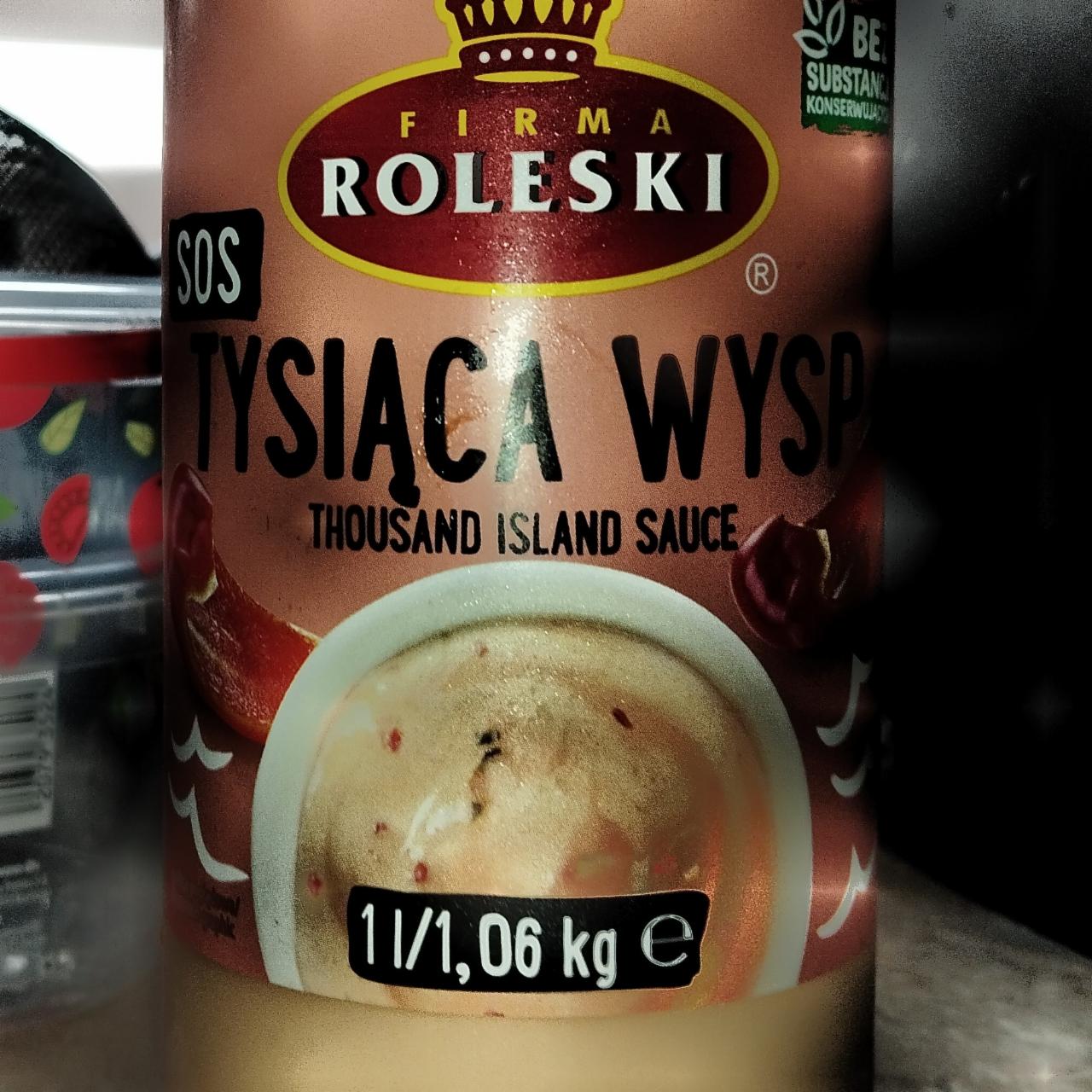 Zdjęcia - Firma Roleski Sos tysiąca wysp 1 l