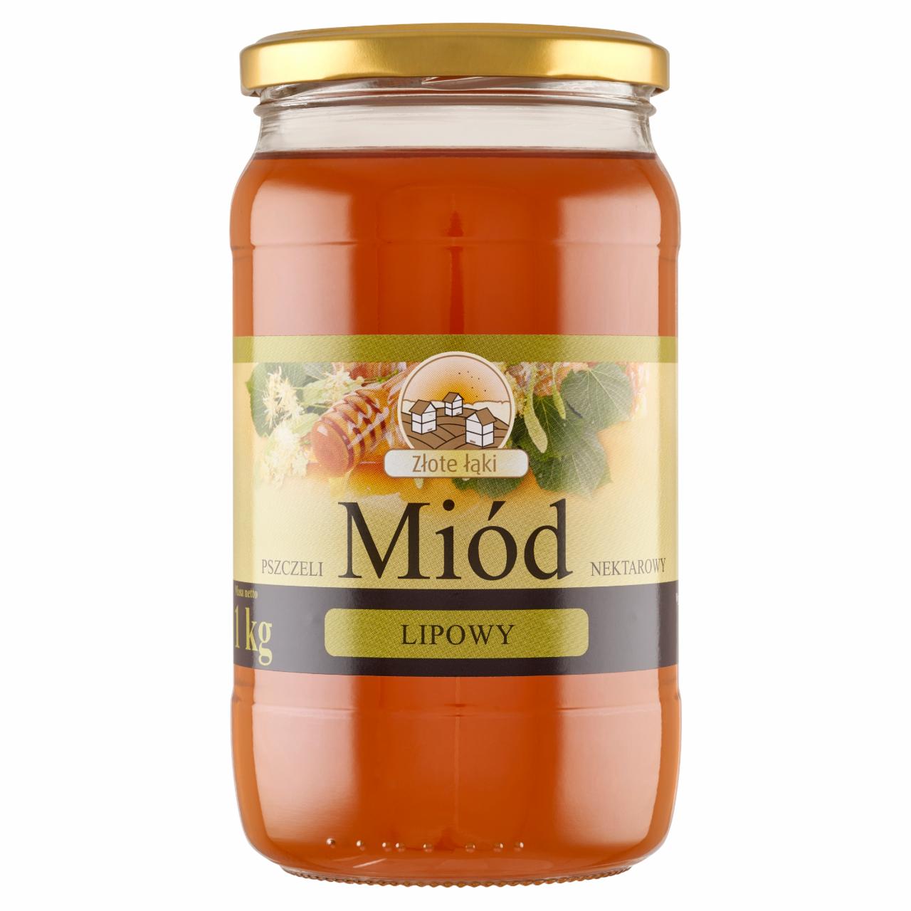 Zdjęcia - Złote łąki Miód pszczeli nektarowy lipowy 1 kg