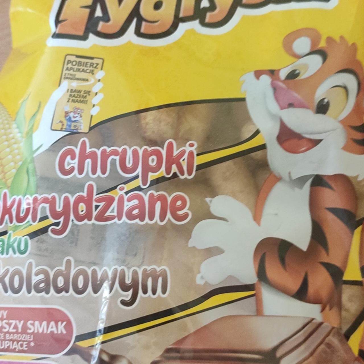 Zdjęcia - Chrupki kukurydziane o smaku czekoladowym Tygryski