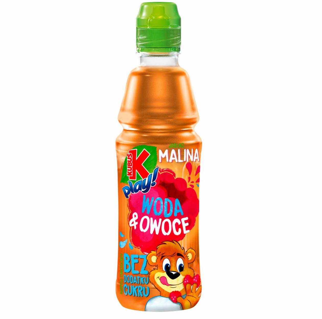 Zdjęcia - Kubuś Play Woda & Owoce Napój owocowy o smaku maliny 400 ml