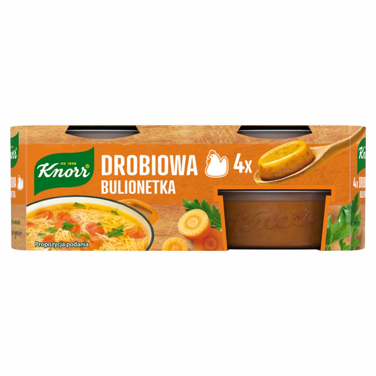 Zdjęcia - Knorr Drobiowa bulionetka 112 g (4 x 28 g)