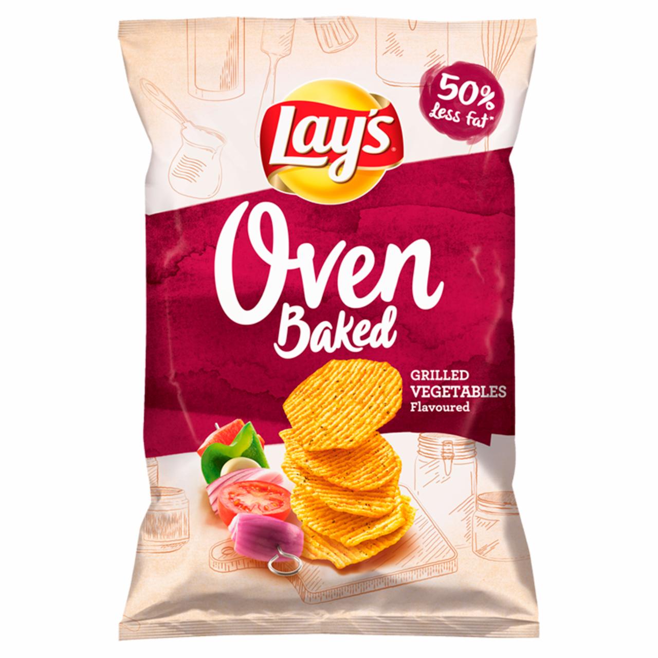 Zdjęcia - Oven baked grilled vegetables flavoured Lay's