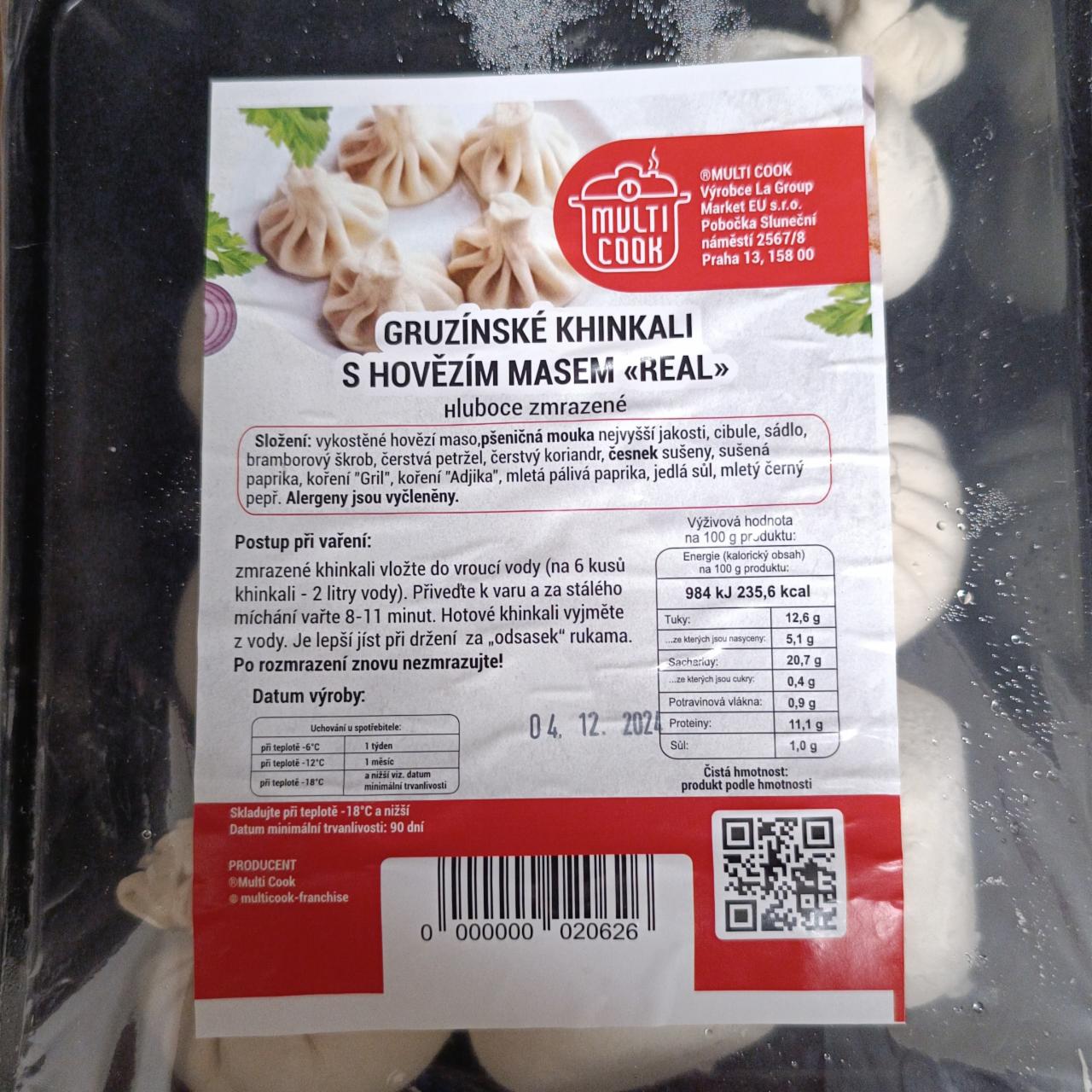 Zdjęcia - Gruzínské khinkali s hovězím masem Multi Cook