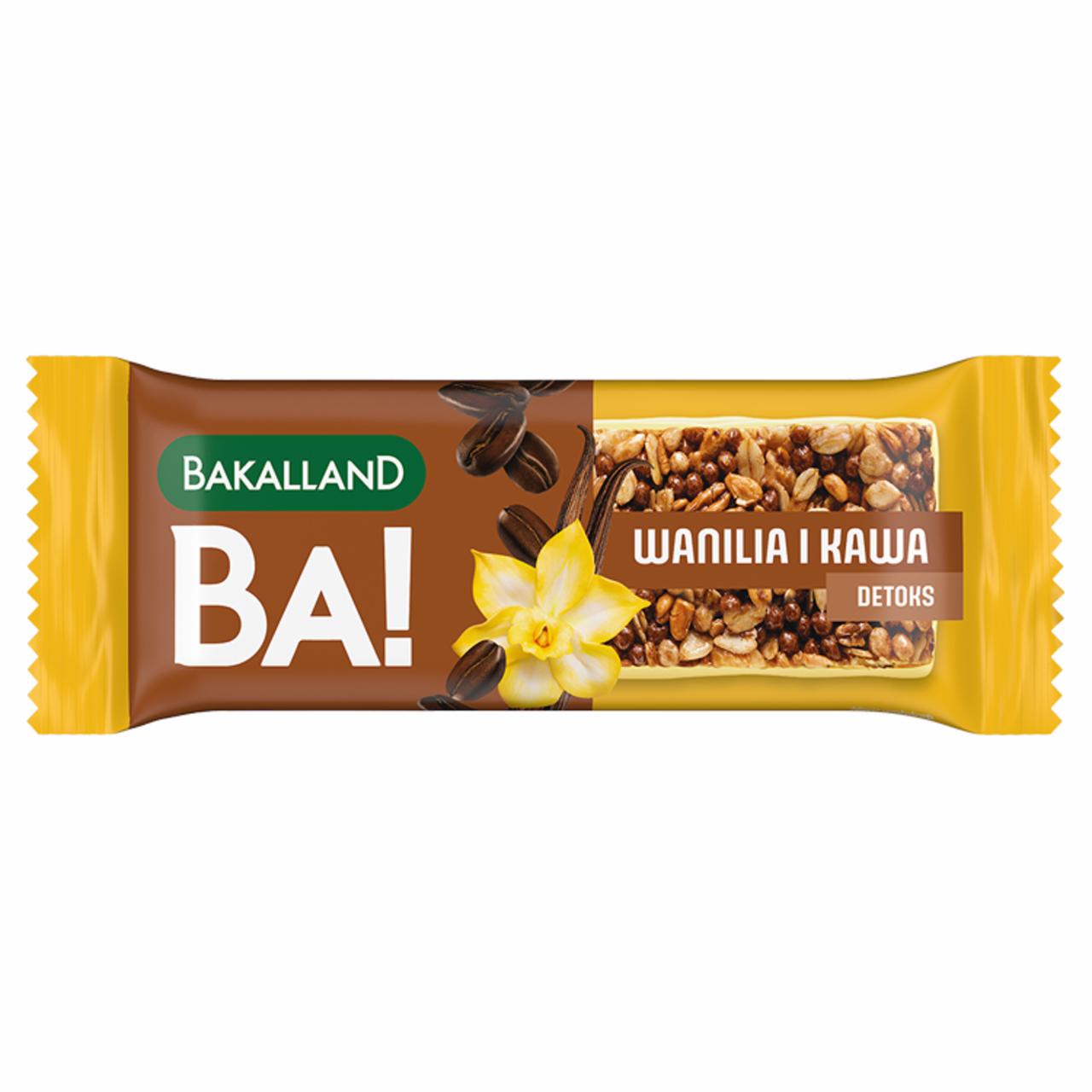 Zdjęcia - Bakalland Ba! Baton zbożowy wanilia i kawa detoks 38 g