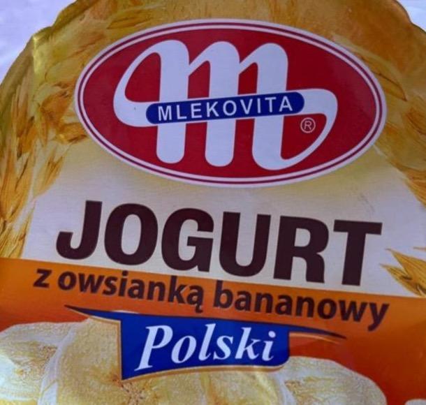Zdjęcia - Jogurt z owsianką bananowy Mlekovita