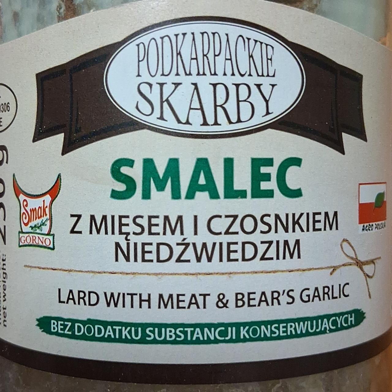 Zdjęcia - Smalec z mięsem i czosnkiem niedźwiedzim Podkarpackie Skarby