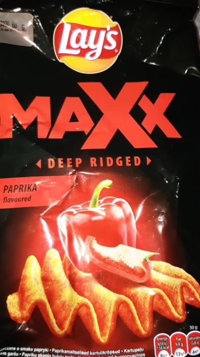 Zdjęcia - Lay's Maxx Chipsy ziemniaczane o smaku papryki 130 g
