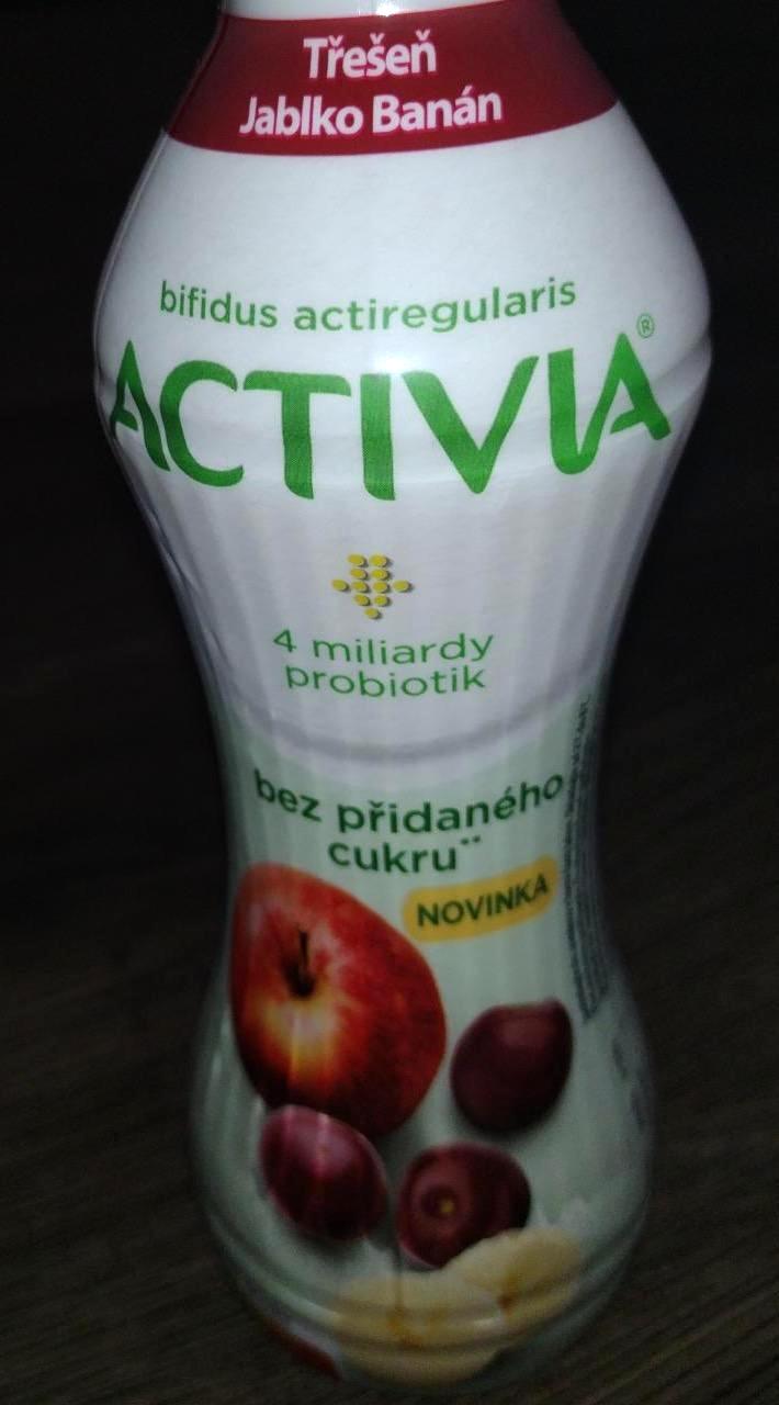 Zdjęcia - Activia czereśnia jabłko banan bez dodatku cukru Danone
