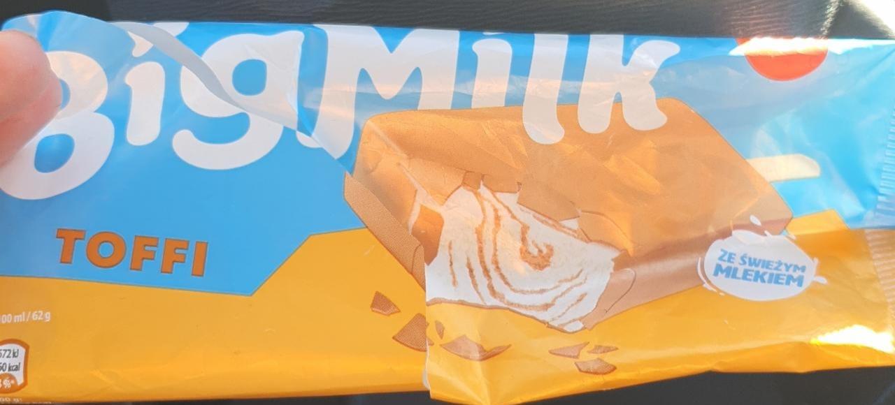 Zdjęcia - Big Milk Intense Lody świeże mleko i słony karmel 1000 ml
