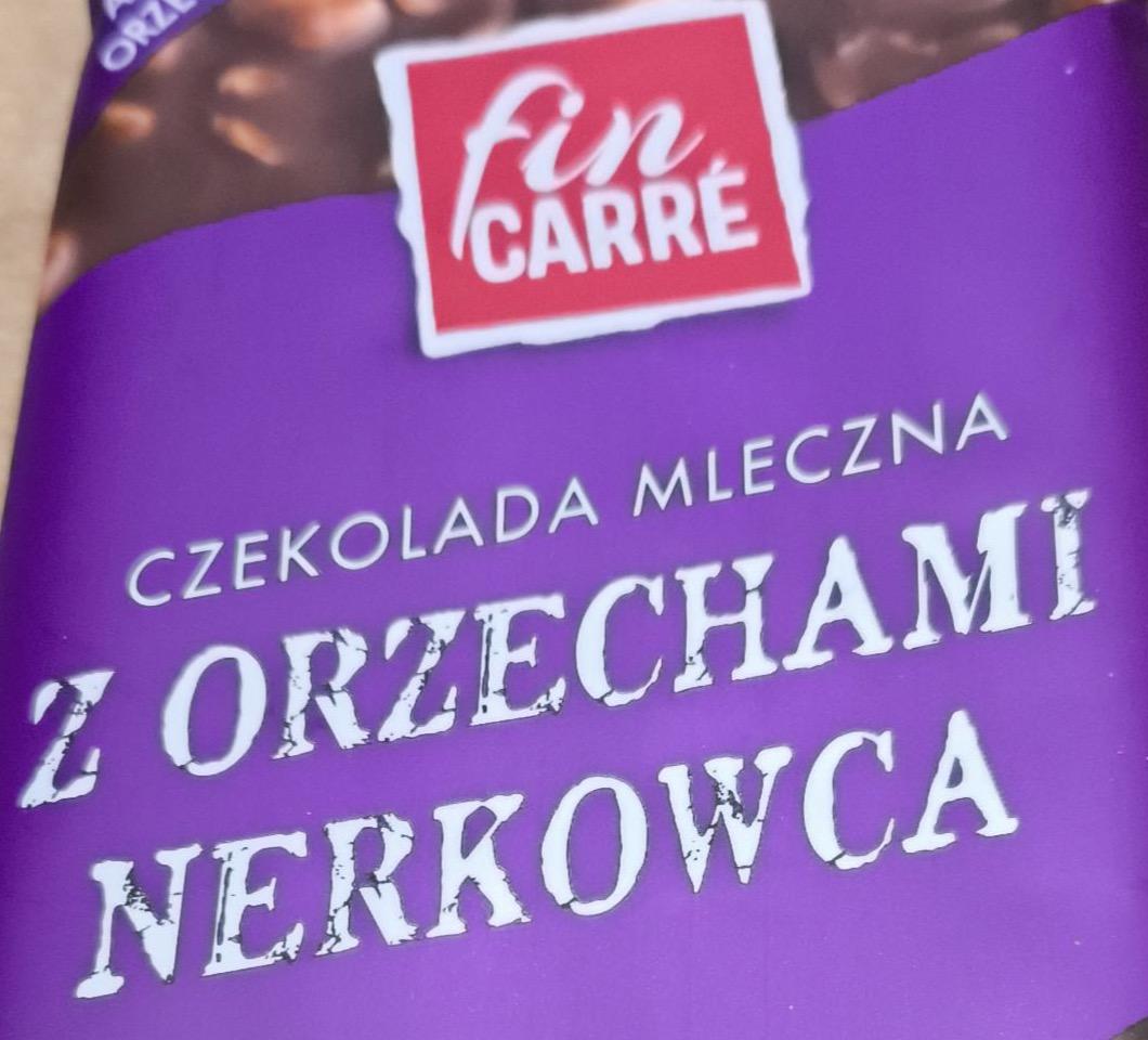 Zdjęcia - Czekolada mleczna z orzechami nerkowca Fin Carré