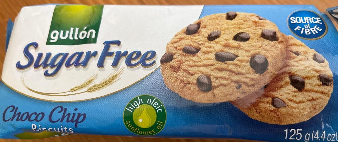 Zdjęcia - Sugar free choc chips cookies Gullón