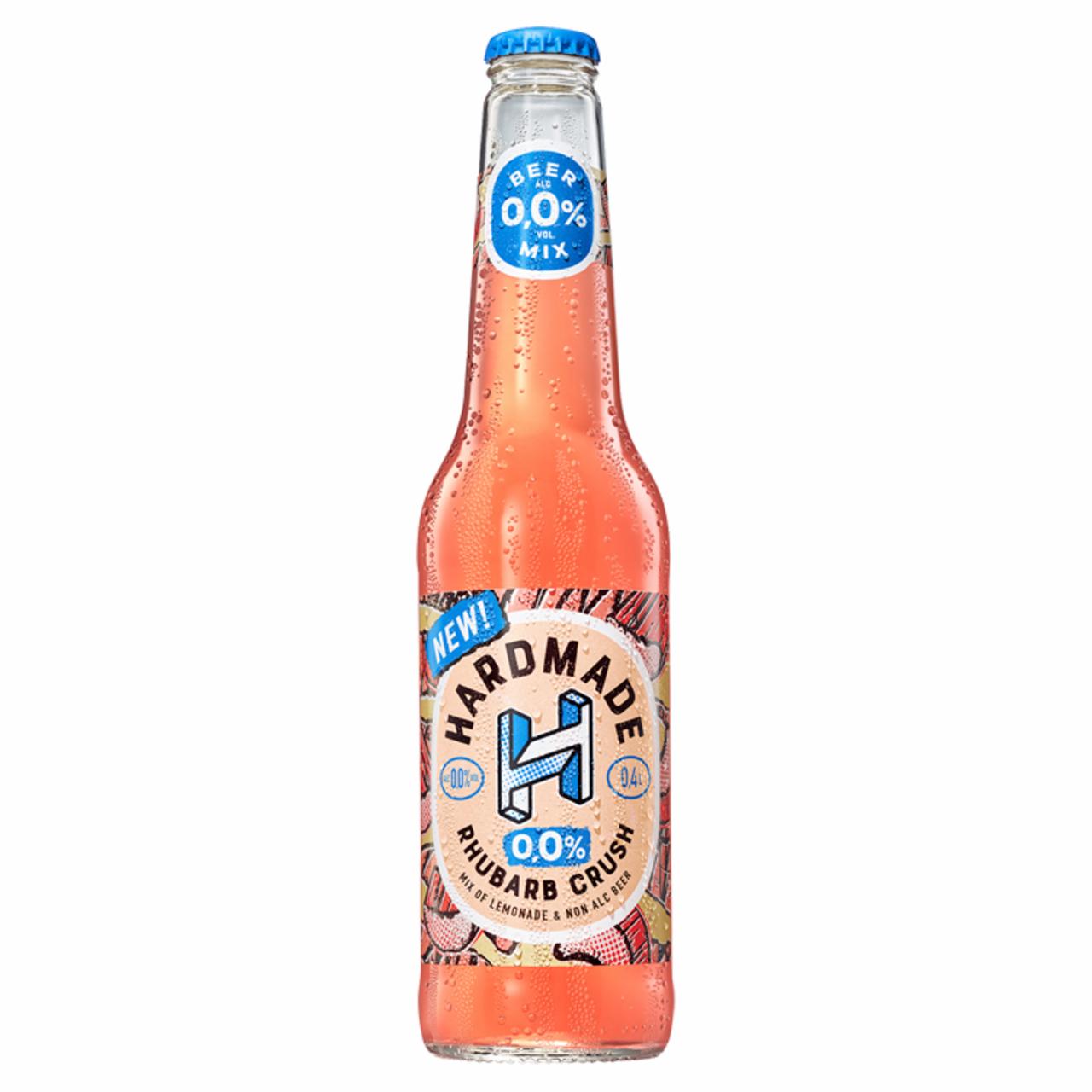 Zdjęcia - Hardmade Rhubarb Crush Piwo bezalkoholowe z lemoniadą o smaku cytryny i rabarbaru 400 ml