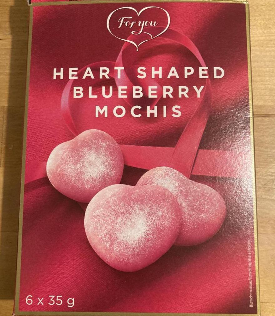 Zdjęcia - Lody mochi heart shaped blueberry mochis