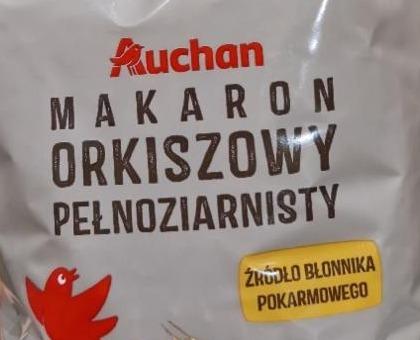 Zdjęcia - Makaron orkiszowy pełnoziarnisty Auchan