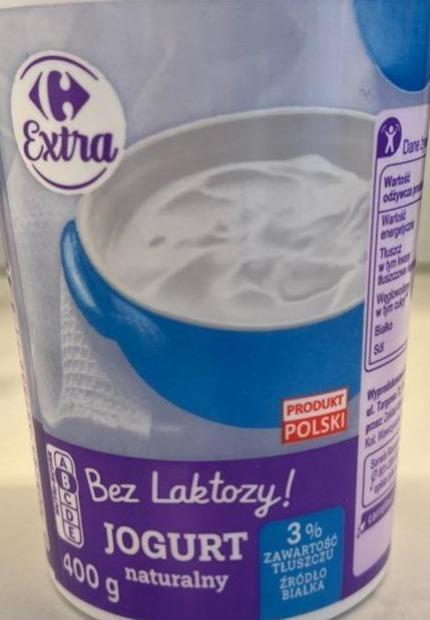 Zdjęcia - Jogurt naturalny bez laktozy Carrefour Extra