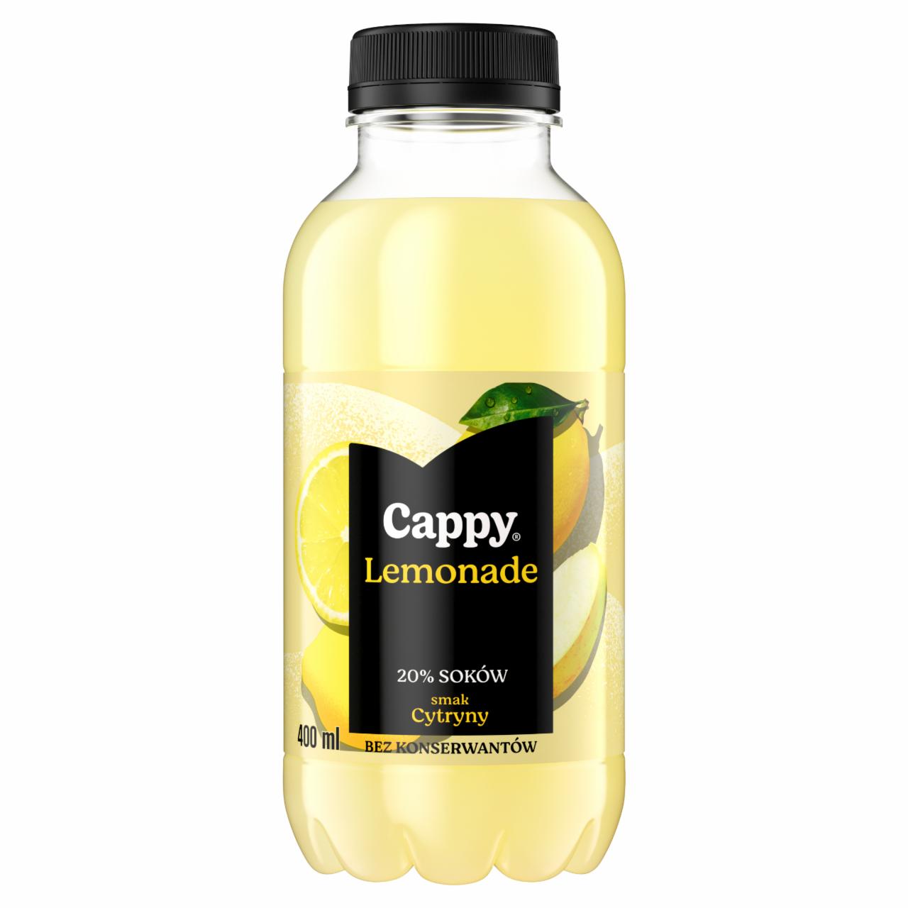 Zdjęcia - Cappy Lemonade Napój niegazowany smak cytryny 400 ml