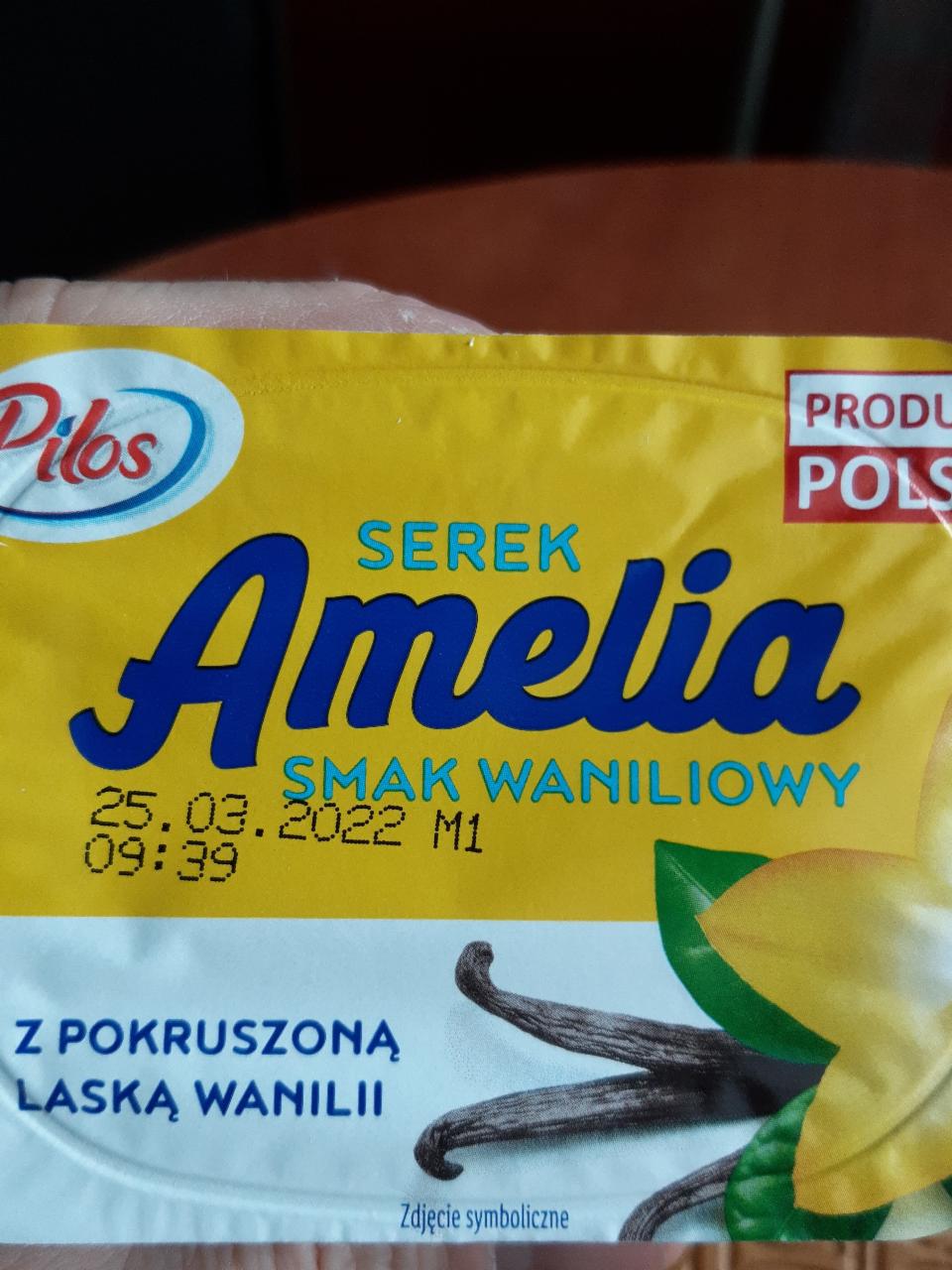 Zdjęcia - Amelia serek homogenizowany waniliowy Pilos