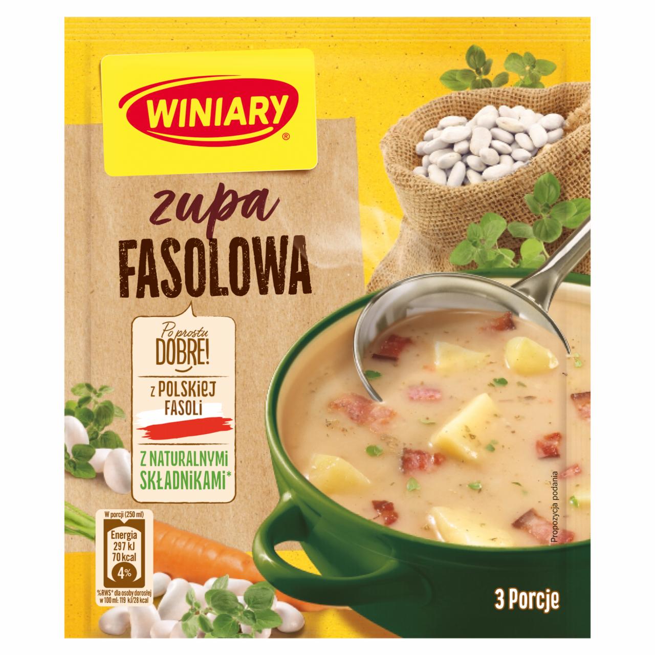 Zdjęcia - Winiary Zupa fasolowa 63 g