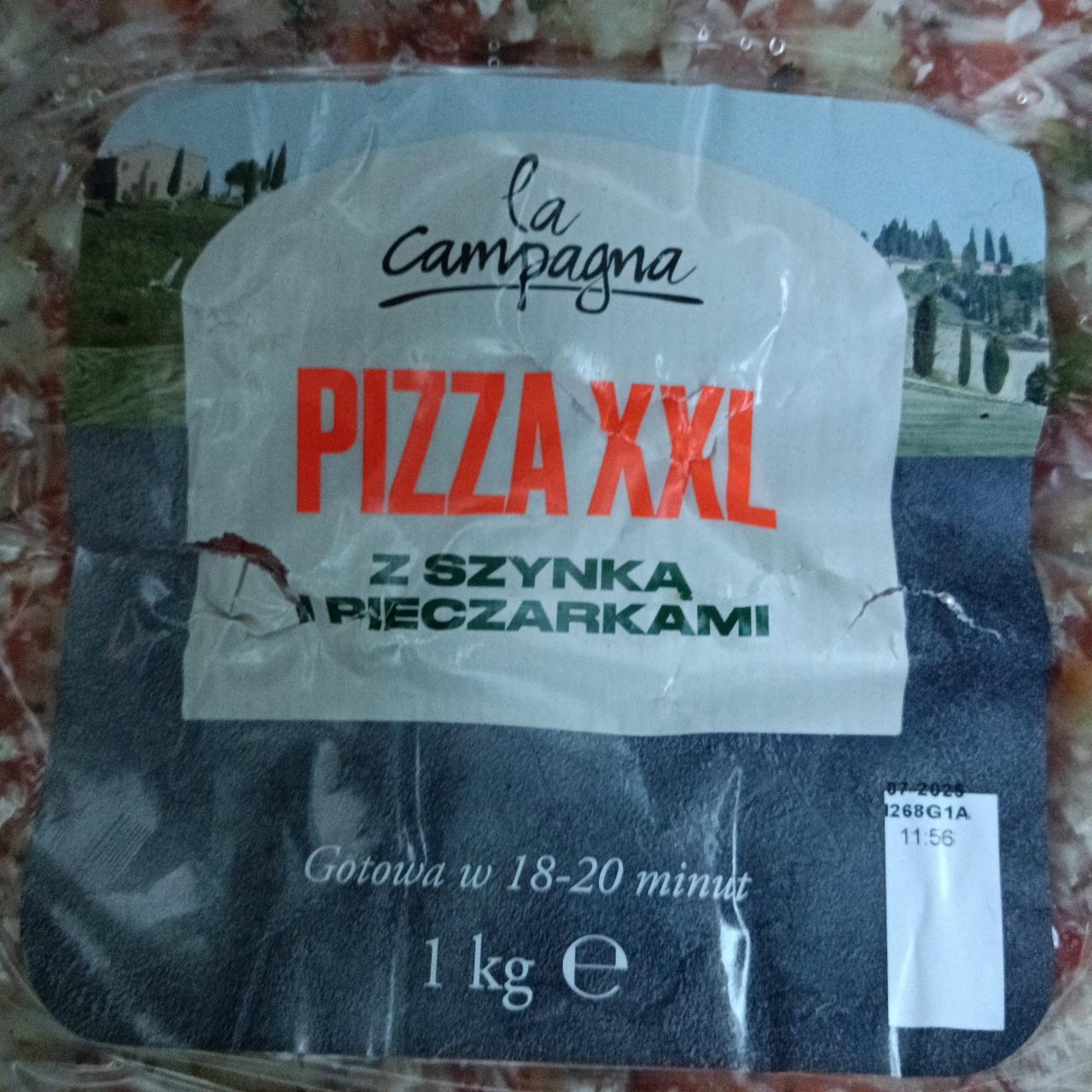 Zdjęcia - Pizza xxl z szynką i pieczarkami La Campana