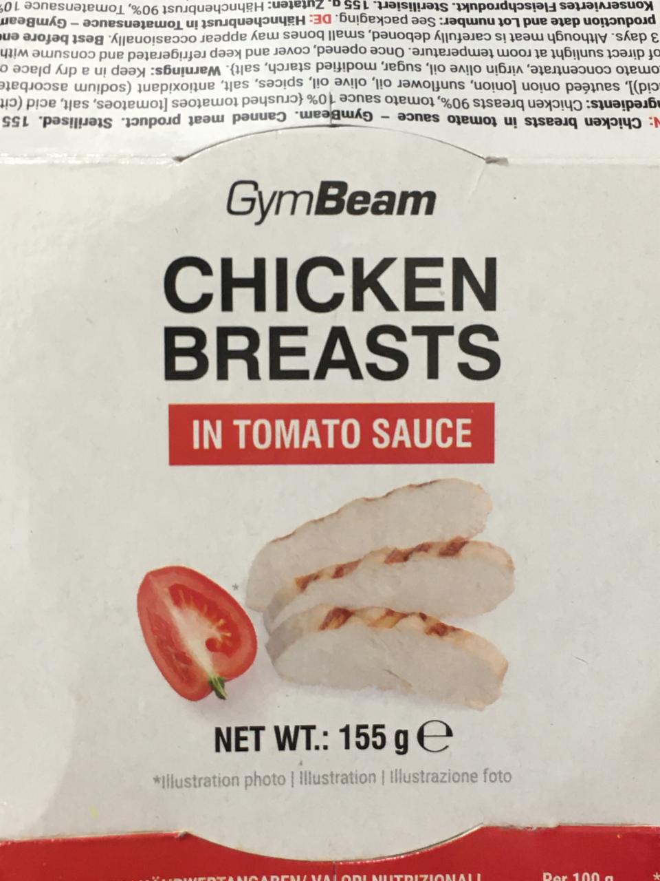 Zdjęcia - Chicken breasts in tomato sauce GymBeam