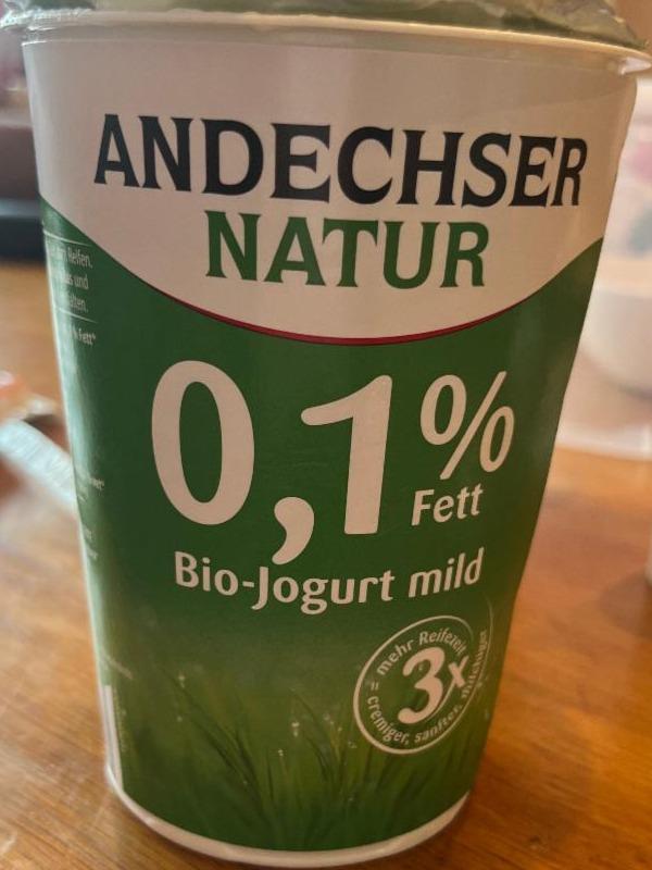Zdjęcia - Bio-jogurt mild 0,1% Andechser Natur
