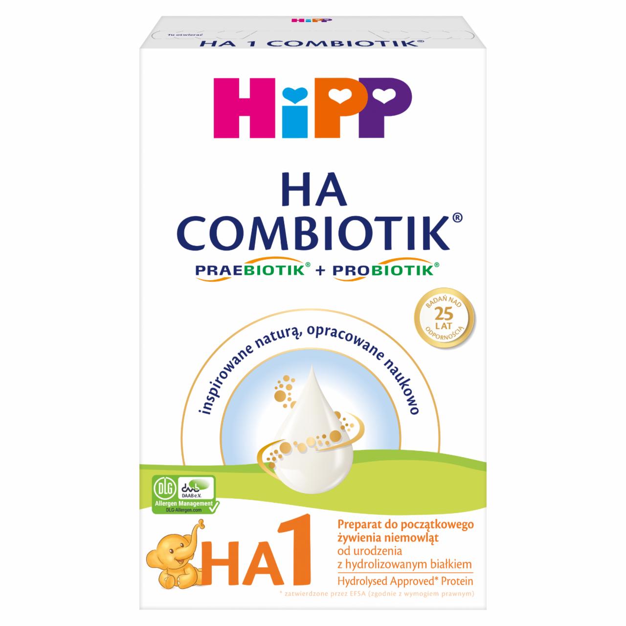 Zdjęcia - HiPP HA 1 Combiotik Preparat do początkowego żywienia niemowląt od urodzenia 350 g