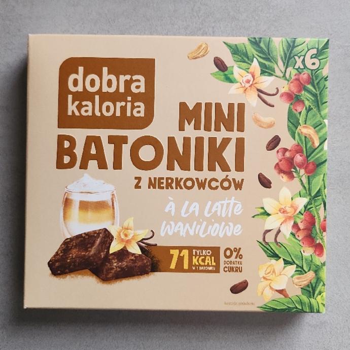 Zdjęcia - Mini batoniki z nerkowców à la latte waniliowe Dobra Kaloria